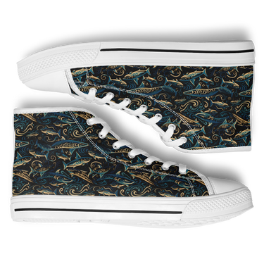 Chokefish™ Urban Peak Retro High Tops-Marine-003